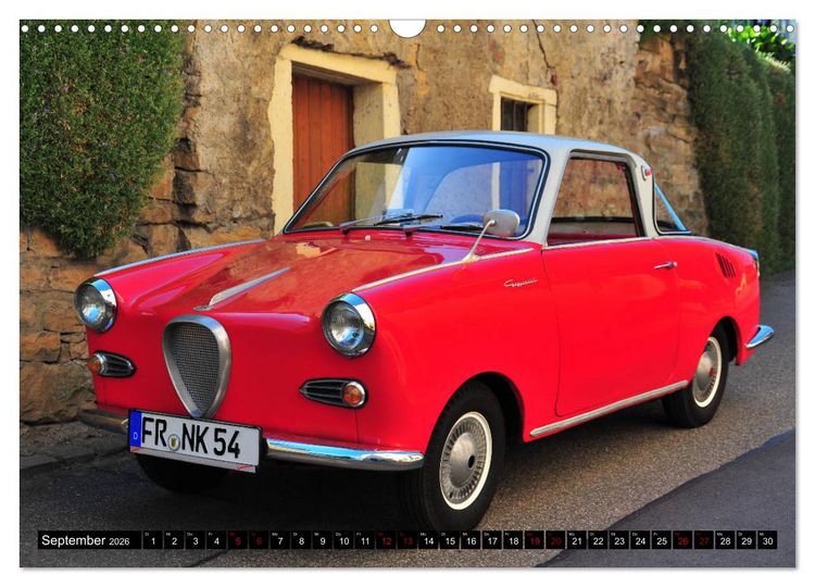 Produktbild: Goggomobil Coup&egrave; 250 TS (Wandkalender 2026 DIN A3 quer), CALVENDO Monatskalender