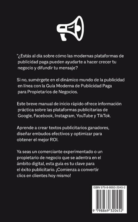 Produktbild: La Gu&iacute;a Moderna de Publicidad Pagada para Propietarios de Negocios