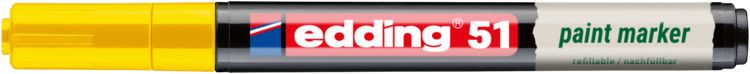 Produktbild: Edding 51 EcoLine 4-51-005 Lackmarker Gelb 1 mm, 2mm