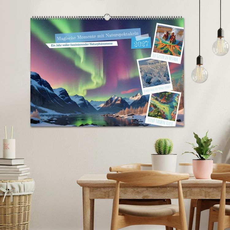 Produktbild: Magische Momente mit Naturspektakeln (Wandkalender 2027 DIN A2 quer), CALVENDO Monatskalender