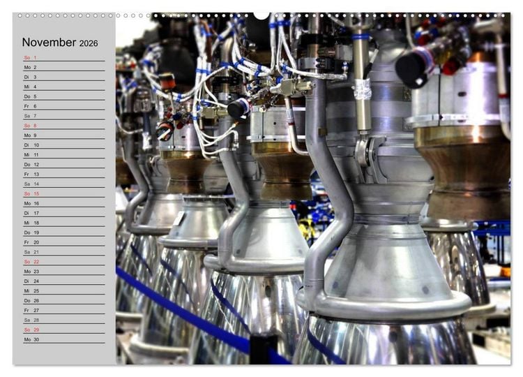 Produktbild: Space Shuttle. Impressionen aus der Raumfahrt (hochwertiger Premium Wandkalender 2026 DIN A2 quer), Kunstdruck in Hochglanz