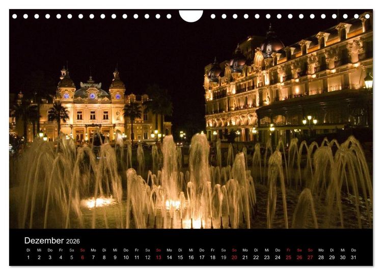 Produktbild: Faszination Monaco (Wandkalender 2026 DIN A4 quer), CALVENDO Monatskalender