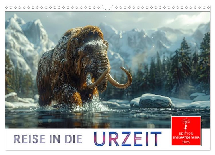 Produktbild: Reise in die Urzeit (Wandkalender 2026 DIN A3 quer), CALVENDO Monatskalender