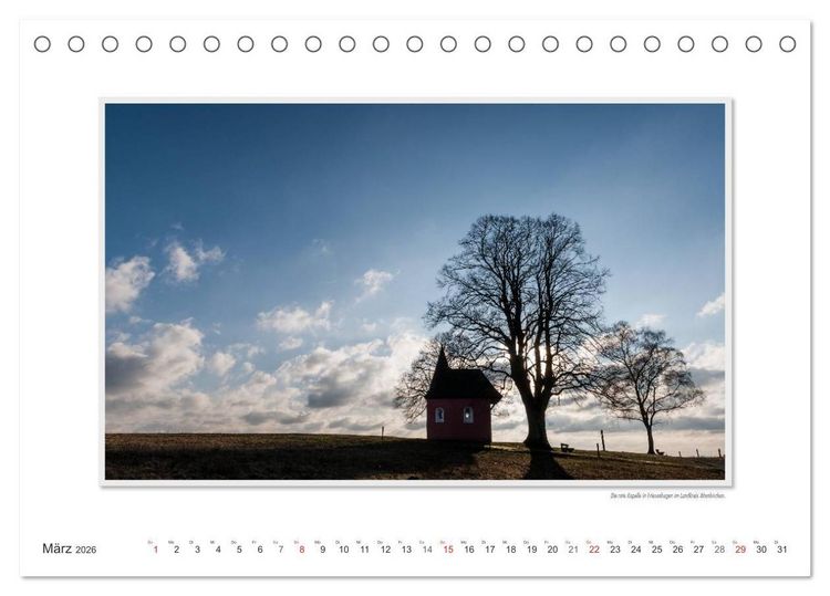 Produktbild: Emotionale Momente: Altenkirchen - der lebenswerte Landkreis im Norden des Westerwaldes. (Tischkalender 2026 DIN A5 quer), CALVENDO Monatskalender