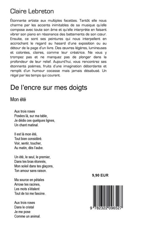 Produktbild: De l'encre sur mes doigts