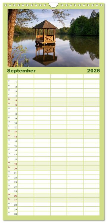 Produktbild: Familienplaner 2026 - Heimat Entdecken: Bergisches Land mit 5 Spalten (Wandkalender, 21 x 45 cm) CALVENDO
