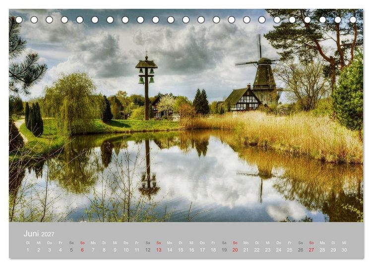 Produktbild: M&uuml;hlenmuseum Gifhorn (Tischkalender 2027 DIN A5 quer), CALVENDO Monatskalender