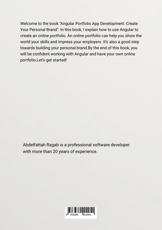 Produktbild: Angular Portfolio App Development