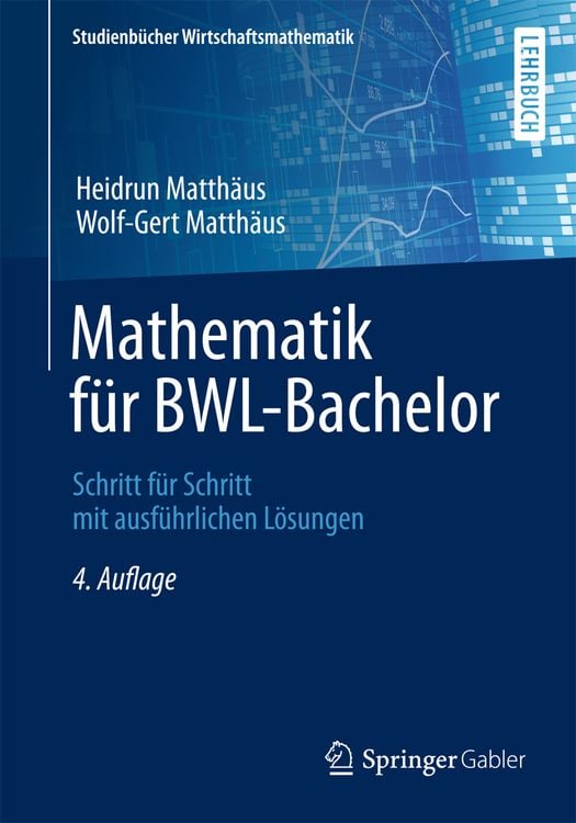 Produktbild: Mathematik f&uuml;r BWL-Bachelor