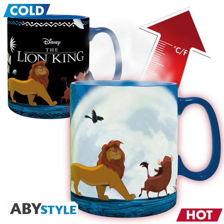 Produktbild: DISNEY - Mug Heat Change- 460ml- The Lion King - cardboard
