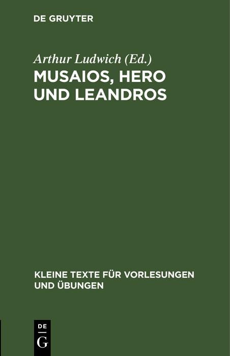 Produktbild: Musaios, Hero und Leandros