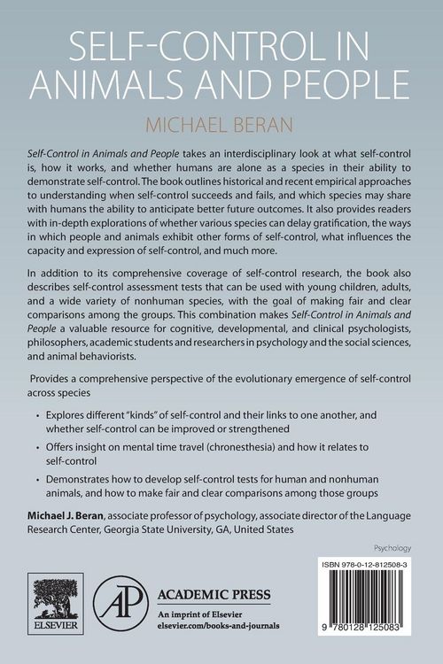 Produktbild: Self-Control in Animals and People