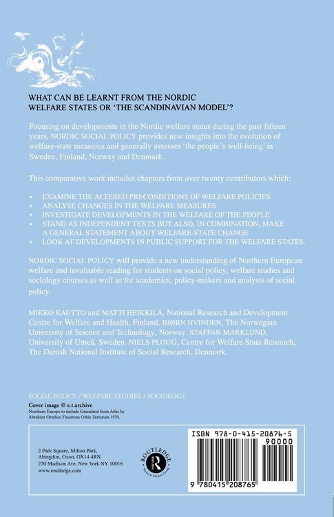 Produktbild: Nordic Social Policy
