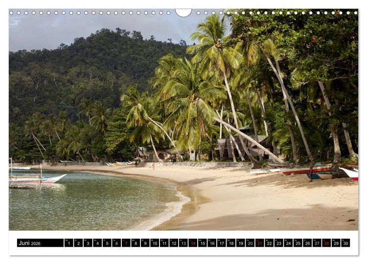 Produktbild: Palawan (Wandkalender 2026 DIN A3 quer), CALVENDO Monatskalender
