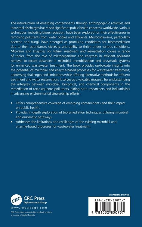 Produktbild: Microbes and Enzymes for Water Treatment and Remediation