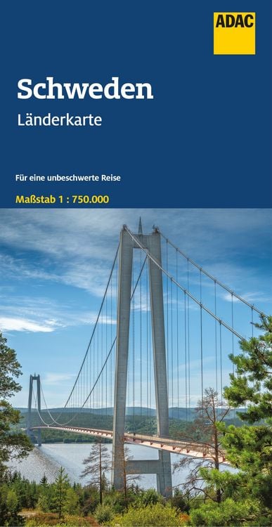 Produktbild: ADAC Länderkarte Schweden 1:750.000