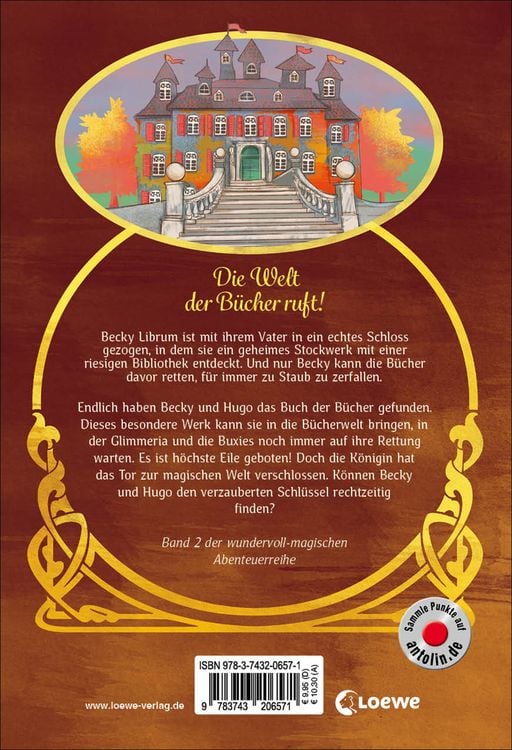 Produktbild: Das Bücherschloss (Band 2) - Der verzauberte Schlüssel