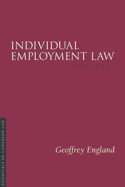 Produktbild: England, G: Individual Employment Law, 2/E