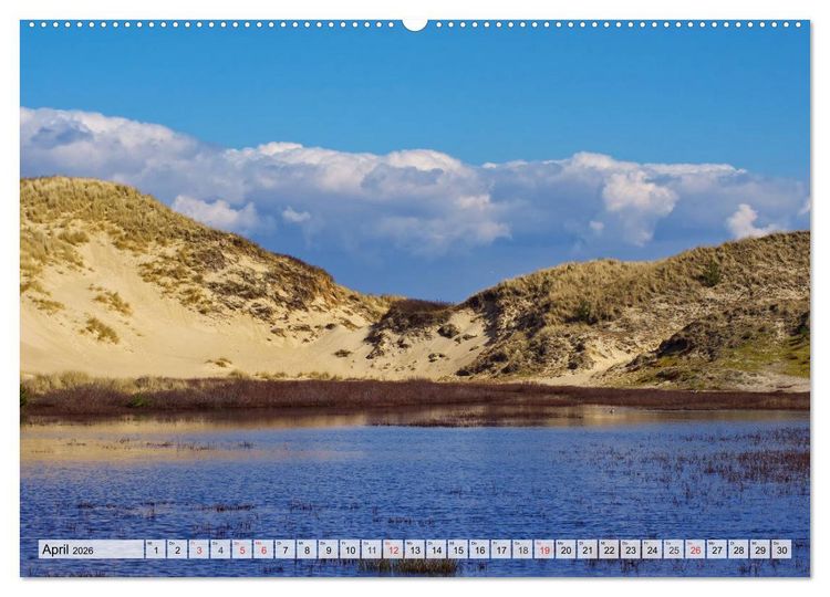 Produktbild: Nordseeinsel Amrum (Wandkalender 2026 DIN A2 quer), CALVENDO Monatskalender