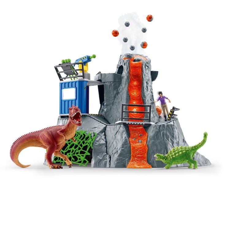 Produktbild: schleich&reg; Dinosaurs 42564 - Gro&szlig;e Vulkan Expedition