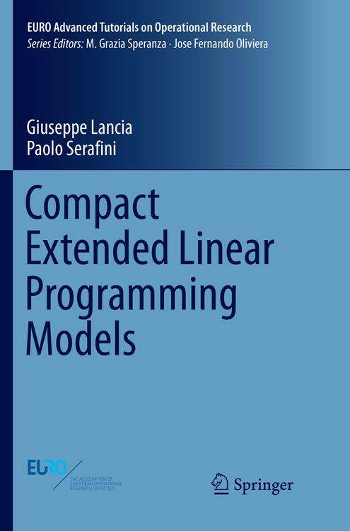 Produktbild: Compact Extended Linear Programming Models