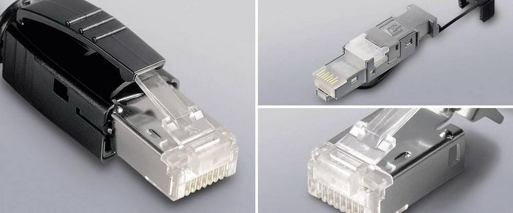 Produktbild: Teleg&auml;rtner 100007453 STX RJ45-Stecker 100007453 Stecker, gerade Pole: 8P8C 1 St.