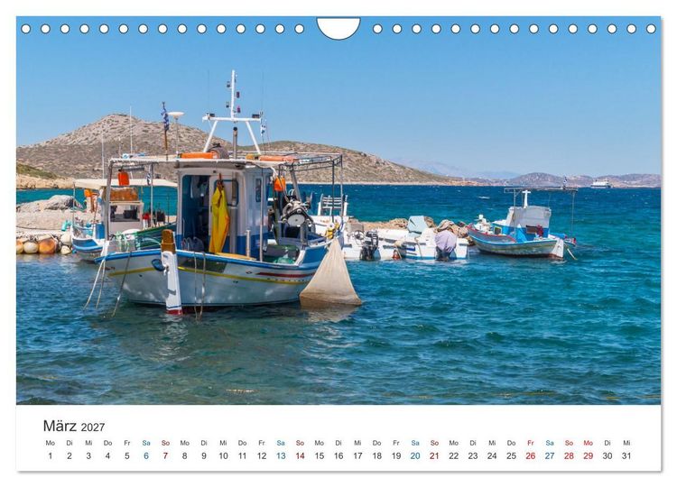 Produktbild: Leros - die Insel der G&ouml;ttin Artemis (Wandkalender 2027 DIN A4 quer), CALVENDO Monatskalender