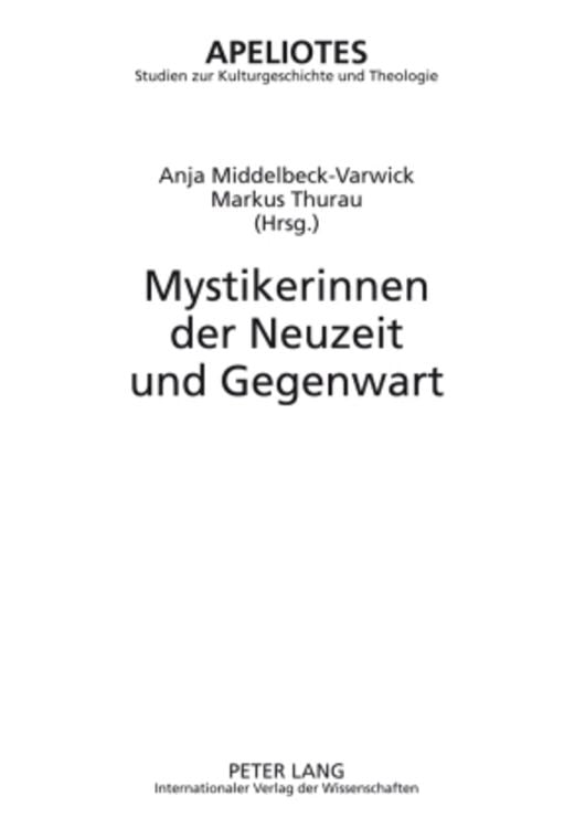 Produktbild: Mystikerinnen der Neuzeit und Gegenwart