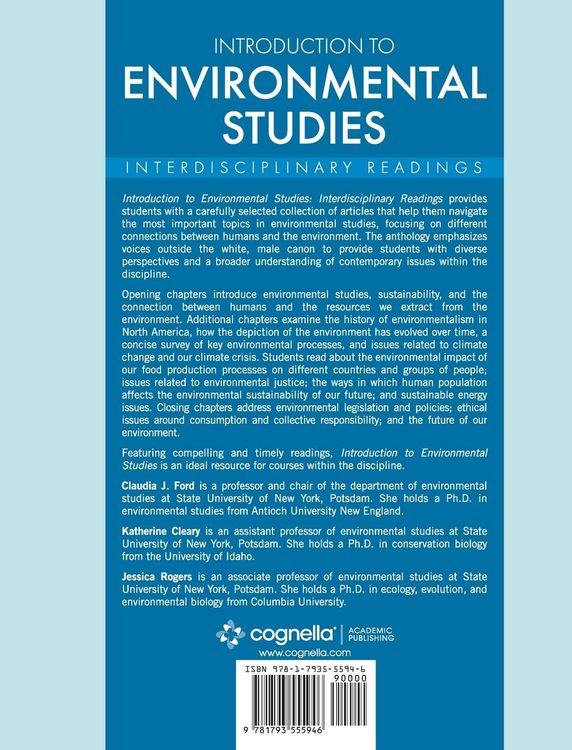 Produktbild: Introduction to Environmental Studies