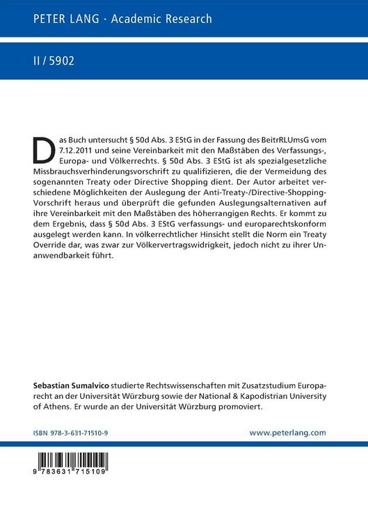 Produktbild: &sect; 50d Abs. 3 EStG nach dem BeitrRLUmsG