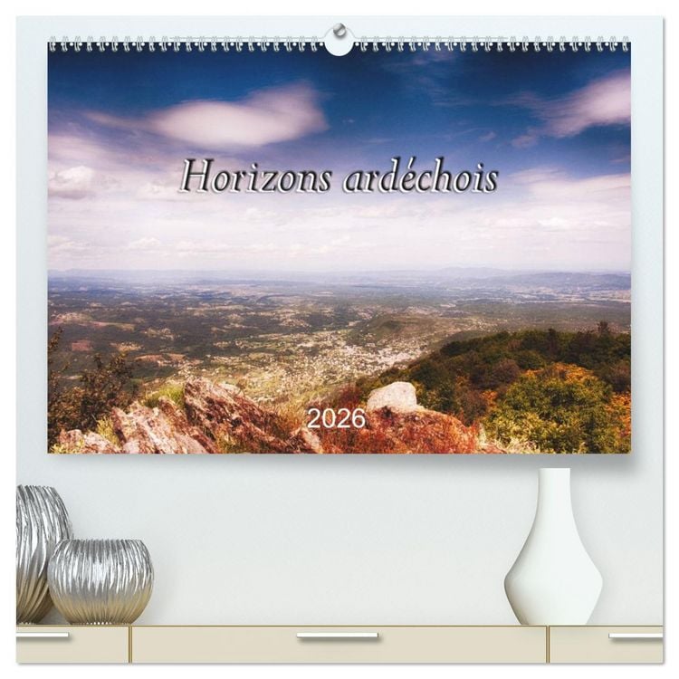 Produktbild: Horizons ard&eacute;chois (Calendrier mural 2026 DIN A2 vertical) calendrier de bureau