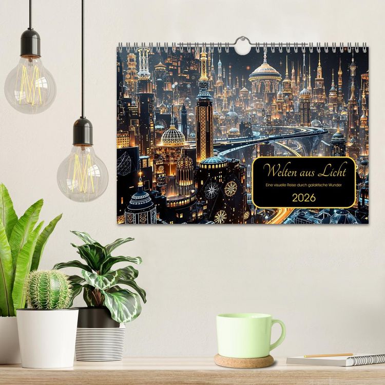 Produktbild: Welten aus Licht (Wandkalender 2026 DIN A4 quer), CALVENDO Monatskalender