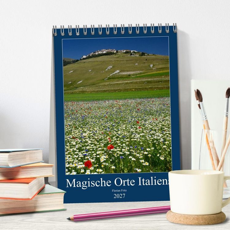Produktbild: Magische Orte Italiens (Tischkalender 2027 DIN A5 hoch), CALVENDO Monatskalender