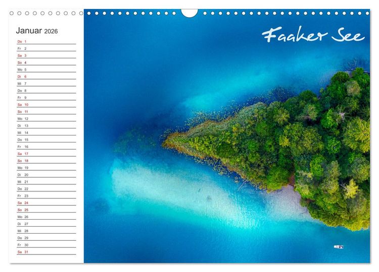 Produktbild: Wundersch&ouml;nes K&auml;rnten. Landschaft und Seen. (Wandkalender 2026 DIN A3 quer), CALVENDO Monatskalender