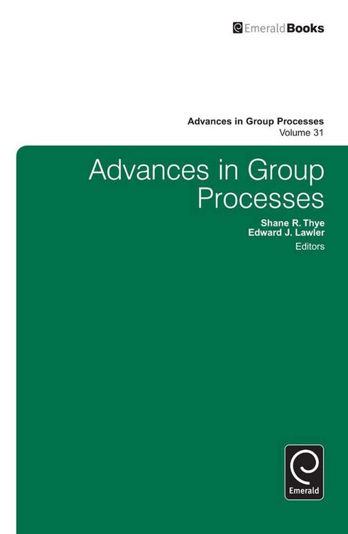 Produktbild: Advances in Group Processes