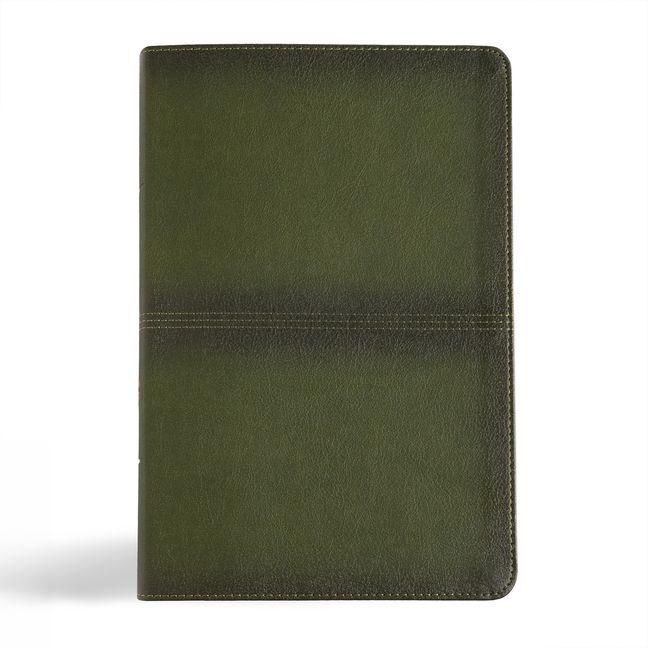 Produktbild: CSB Men's Daily Bible, Olive Leathertouch, Indexed