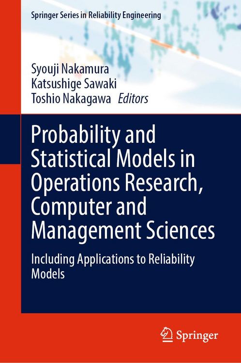 Produktbild: Probability and Statistical Models in Operations Research, Computer and Management Sciences