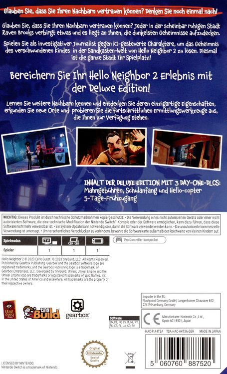 Produktbild: Hello Neighbor 2 (Deluxe Edition)
