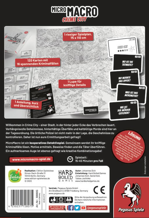 Produktbild: MicroMacro: Crime City (Edition Spielwiese)