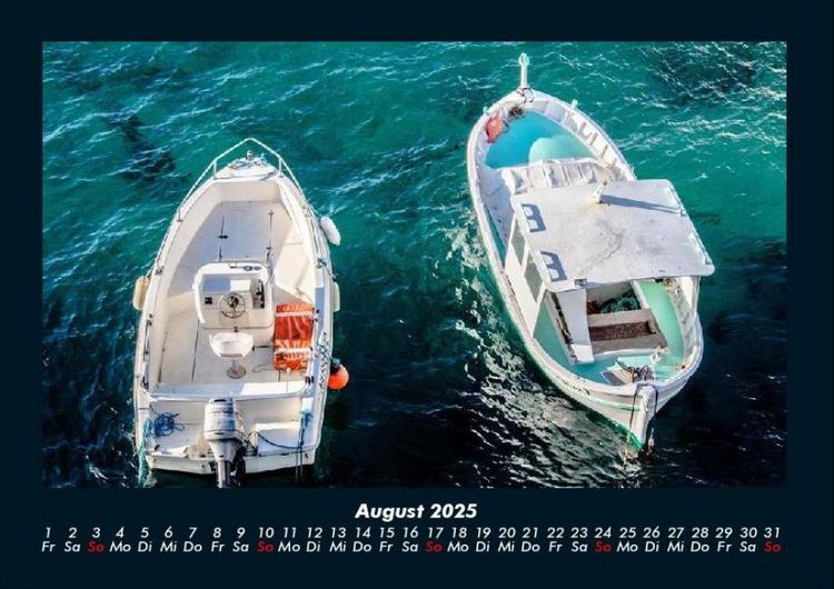 Produktbild: Boote 2025 Fotokalender DIN A4