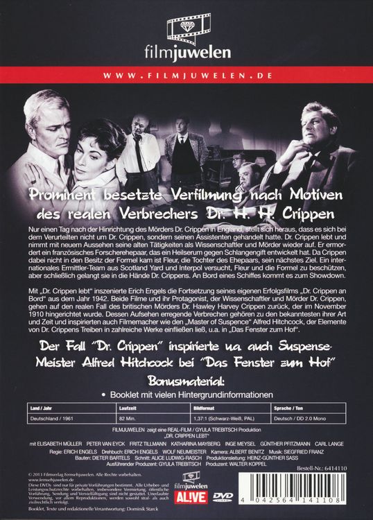 Produktbild: Dr. Crippen lebt - Filmjuwelen