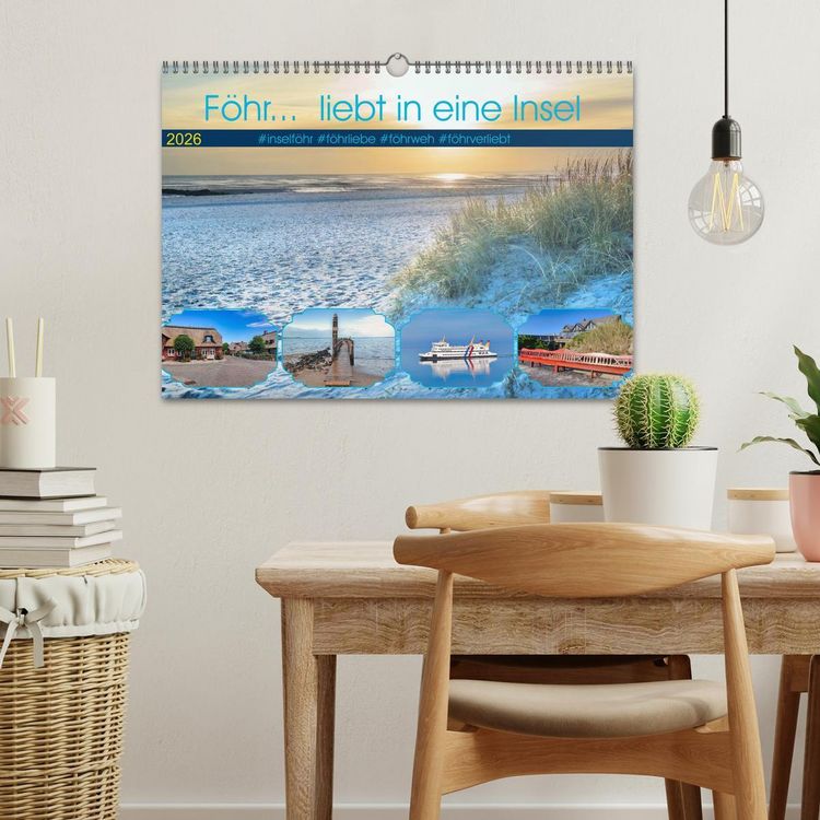 Produktbild: F&ouml;hr... liebt in eine Insel (Wandkalender 2026 DIN A3 quer), CALVENDO Monatskalender