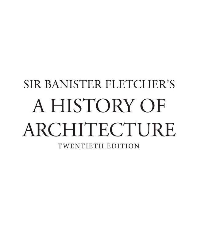 Produktbild: Banister Fletcher's a History of Architecture