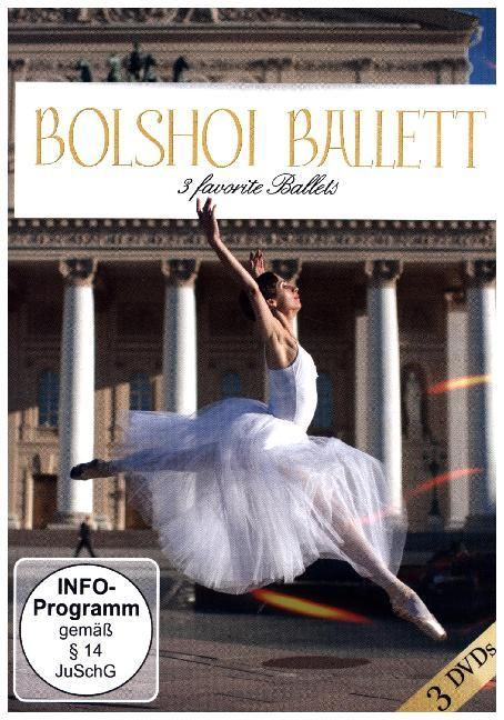 Produktbild: Bolshoi Ballett - Three Favorite Balletts [3 DVDs]