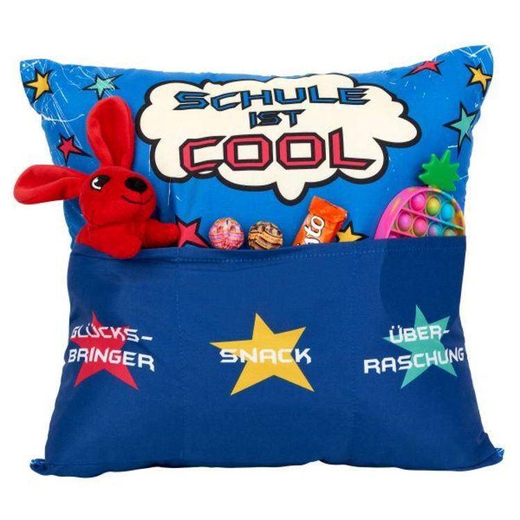 Produktbild: Sofahelden Kissen Schulanfang Jungs - Schule ist cool