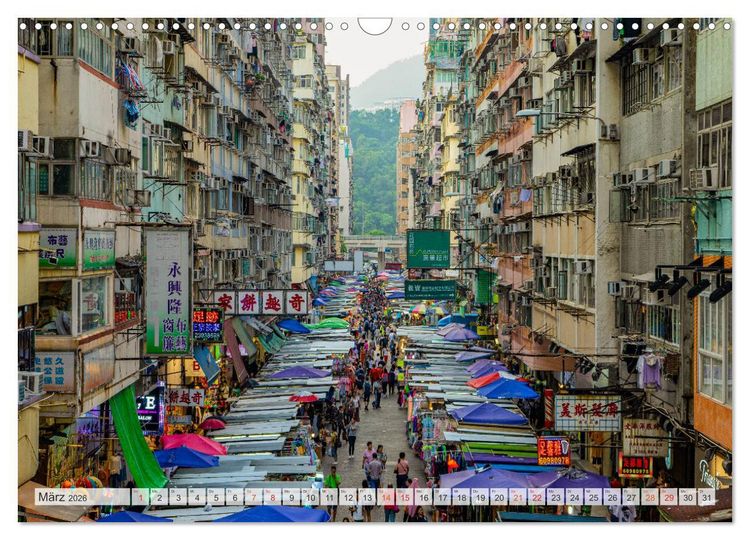 Produktbild: Hongkong Bilder einer Metropole (Wandkalender 2026 DIN A3 quer), CALVENDO Monatskalender