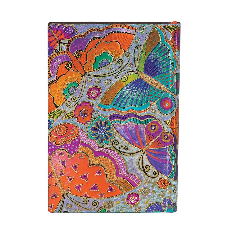Produktbild: Softcover Notizbuch Schmetterlinge, Mini, Liniert