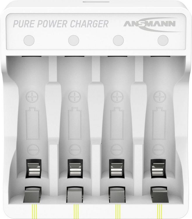 Produktbild: Lademodul ANSMANN Pure Power, f&uuml;r 1-4 Micro AAA / Mignon AA
