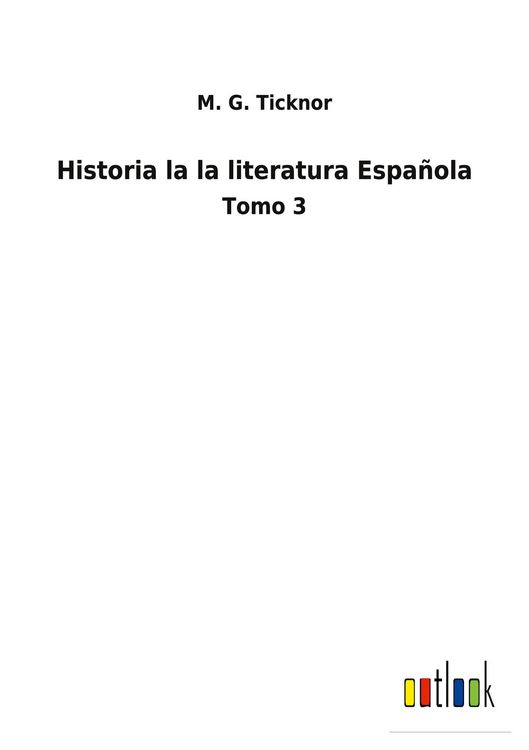 Produktbild: Historia la la literatura Espa&ntilde;ola
