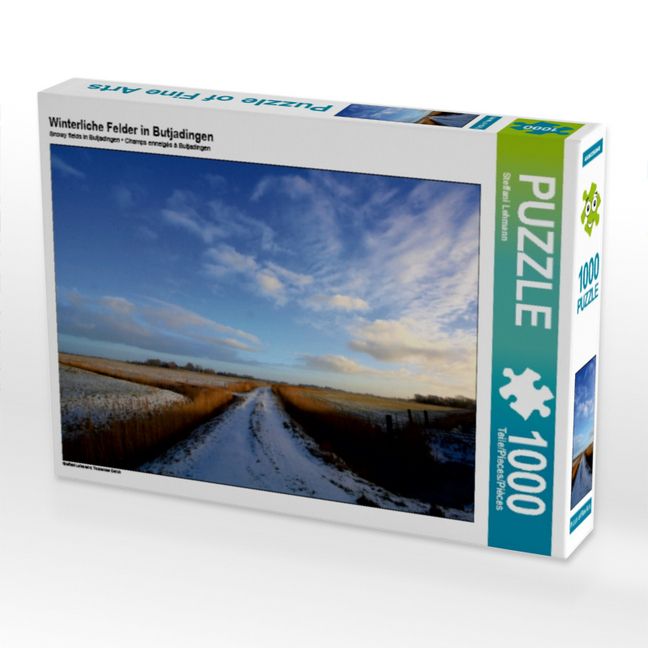 Produktbild: Winterliche Felder in Butjadingen (Puzzle)